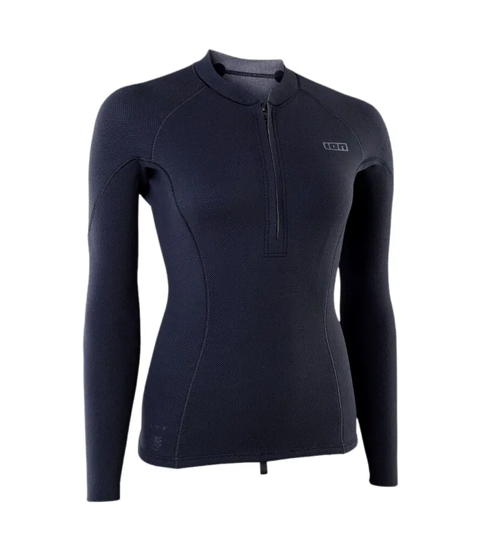 Schnäppchen ION Amaze Amp Zip Top 1.5 wmn 2026 Schwarz Neopren Top