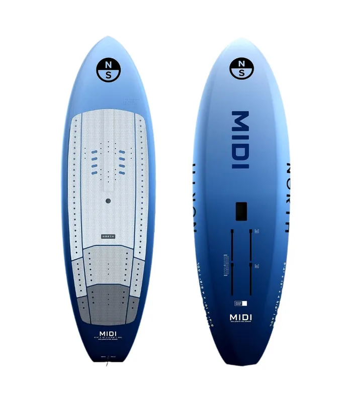 North Midi Foil Board 2026 Blau Midlength Surfboard Sichere Zahlung
