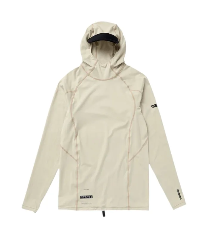 Mystic Uncharted Hooded Rashvest 2026 Beige Lycra Shirt Jetzt Kaufen
