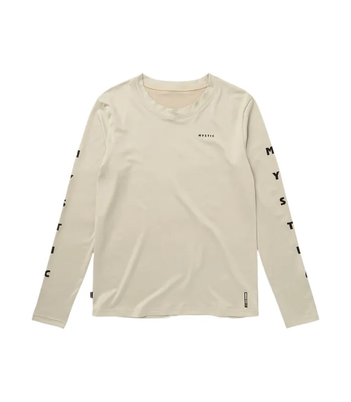 Billig Mystic Solstice Rashvest Women 2026 Beige Lycra Shirt
