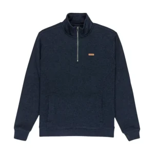 Quiksilver KELLER 1/4 ZIP 2025 Blau Pullover Finale Aktion