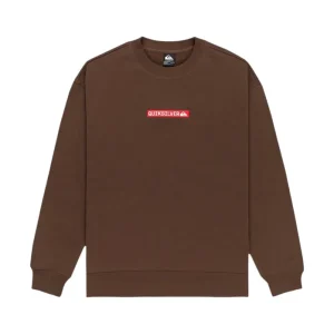 Zertifiziert Quiksilver DNA CREW 2025 Braun Pullover