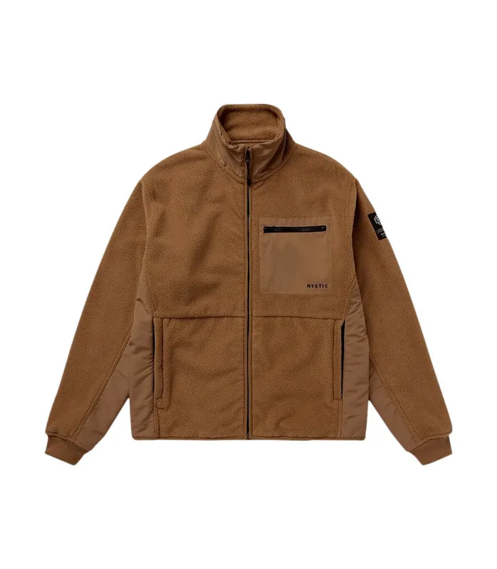 Mystic DTS Fleece Zip Thru Sweat 2026 Braun Weste Angebot