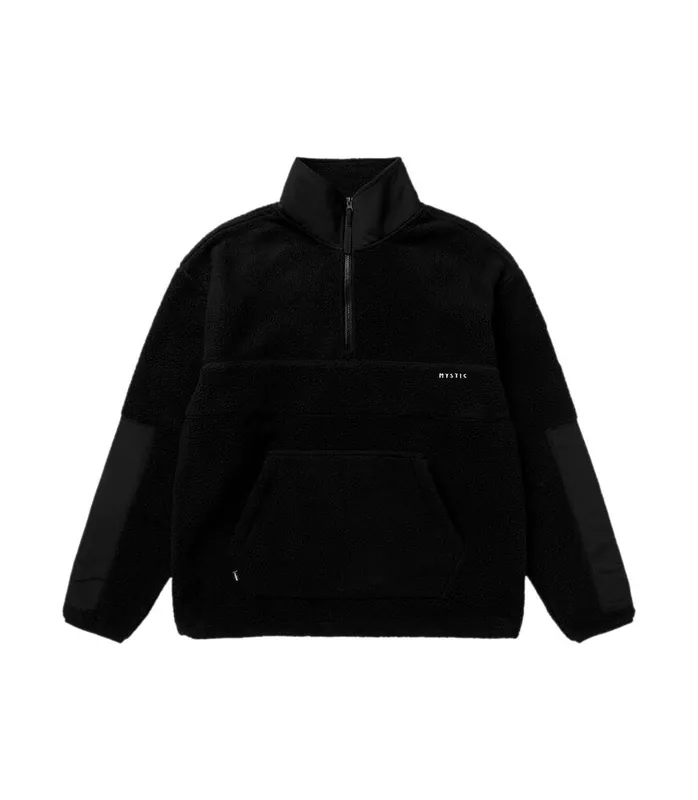 Mystic DTS Fleece Half Zip Sweat 2026 Schwarz Pullover Finale Aktion