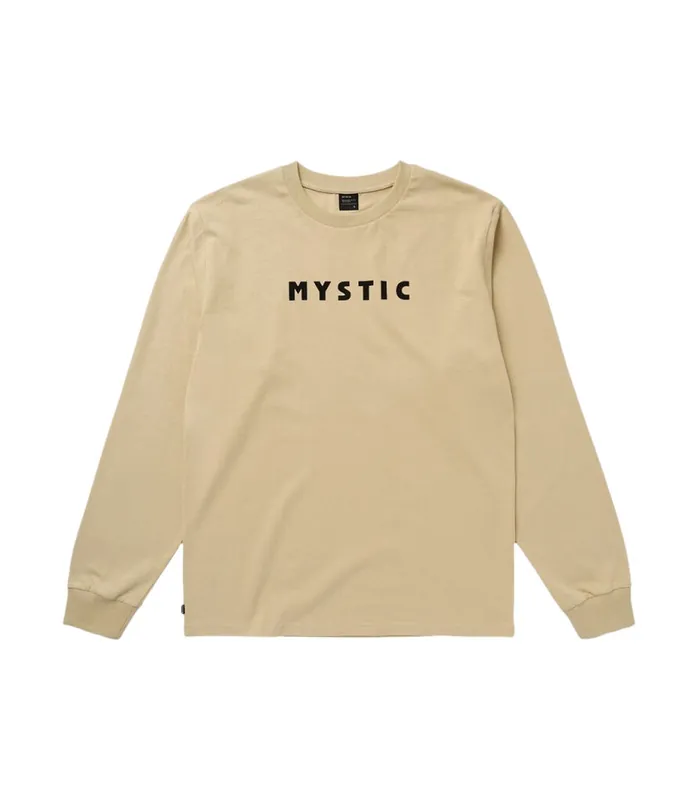 Heißes Angebot Mystic Brand L/S Tee 2026 Beige T-shirt