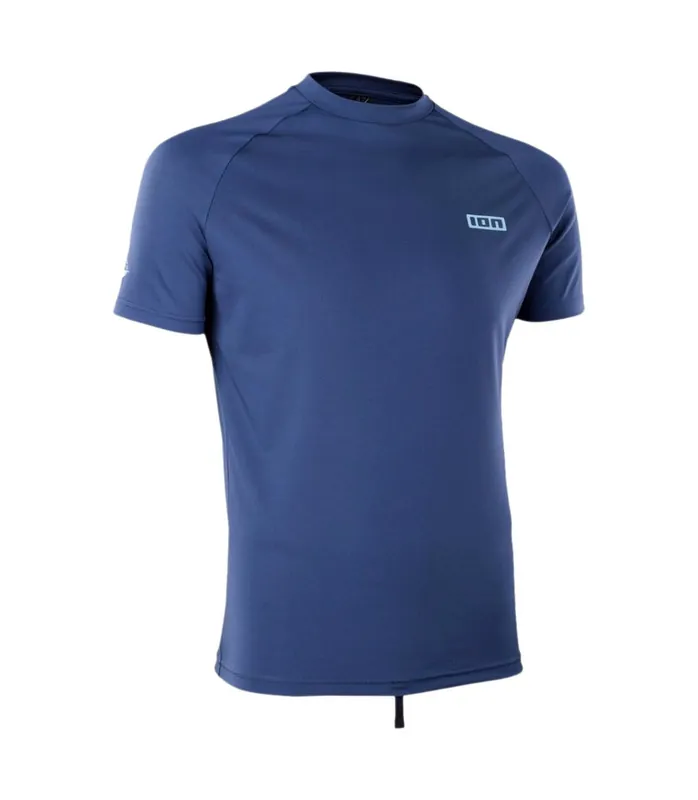 Garantierte Lieferung ION Rashguard SS men 2026 Blau Lycra Shirt