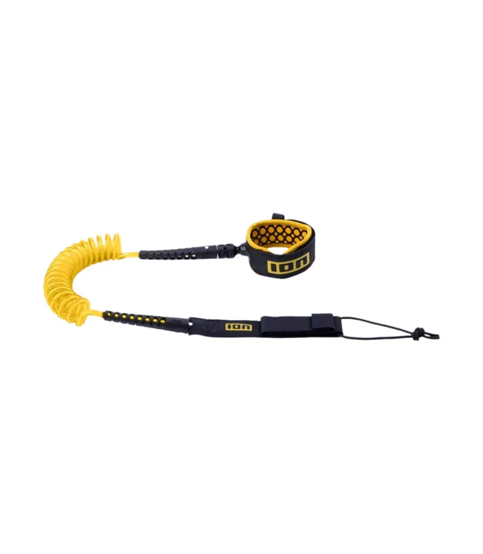 ION Wing Board Leash Core Coiled Ankle 2026 Gelb Wing Leash Günstig