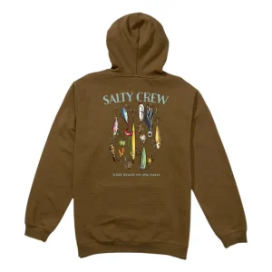 Online Kaufen Salty Crew LURE GEAR FLEECE 2025 Braun Pullover