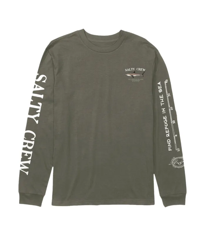 Salty Crew Bruce L/S Tee 2026 Grün T-shirt Markenware
