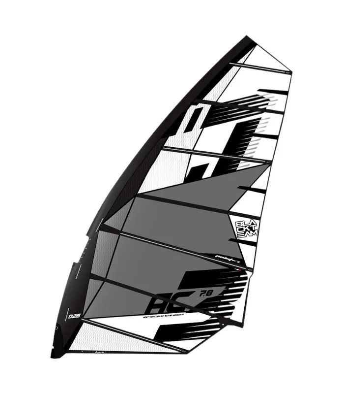 Aktuell POINT-7 AC-3 2026 Schwarz Freerace Windsurfsegel