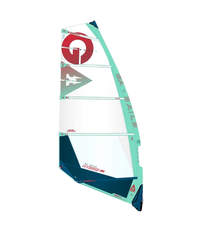 Zertifiziert Gaastra Hybrid 2026 Weiß Freeride Windsurfsegel