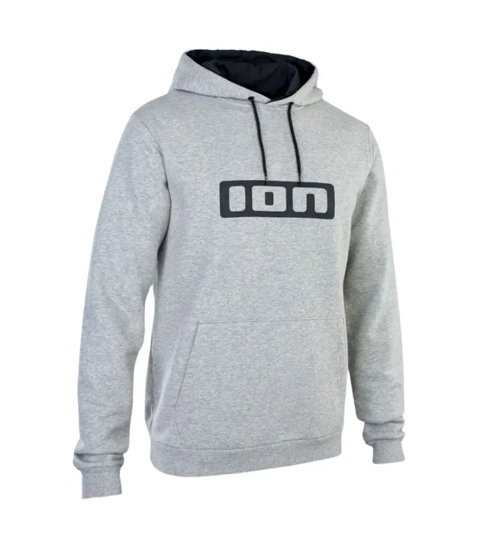 ION Hoodie logo Grau Pullover Neu