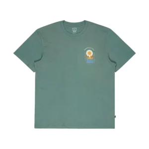 Neuheit Billabong SUN DOWN 2026 Grün T-shirt