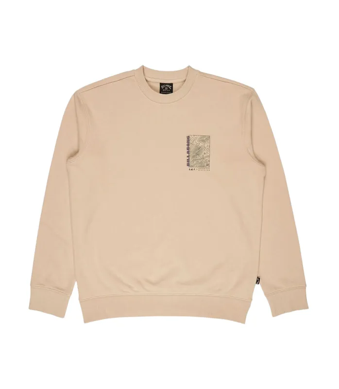 Billabong COMPASS 2026 Beige Pullover Neu