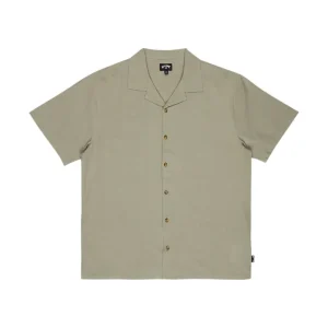 Billig Billabong VACAY LINEN SS 2026 Grün Hemd