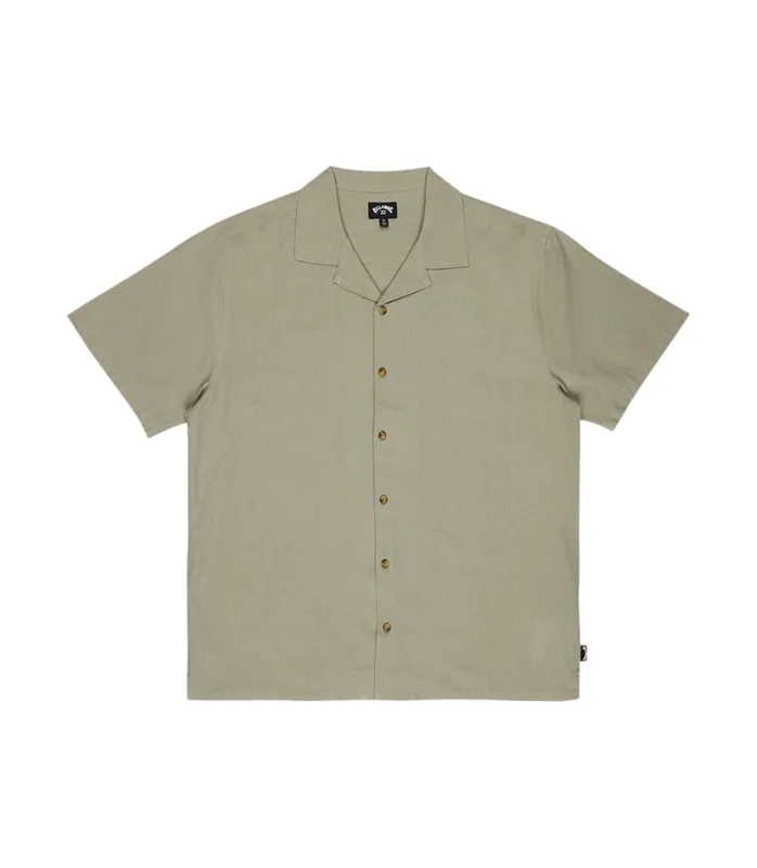 Billig Billabong VACAY LINEN SS 2026 Grün Hemd