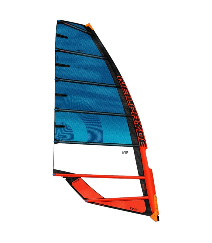 Abverkauf Neilpryde V8 2026 Blau Freerace Windsurfsegel
