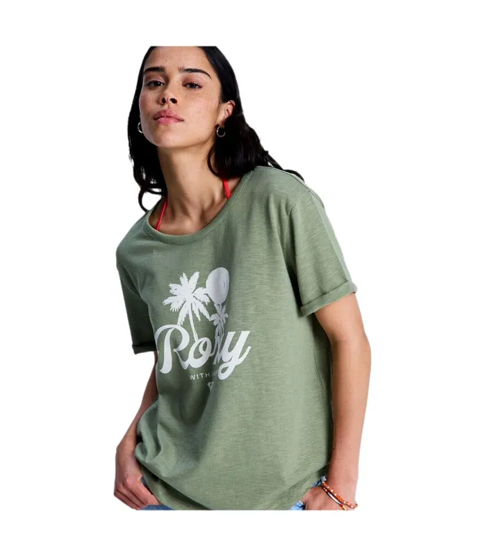 Roxy OCEANWAVE REGUL 2026 Grün T-shirt Finale Aktion
