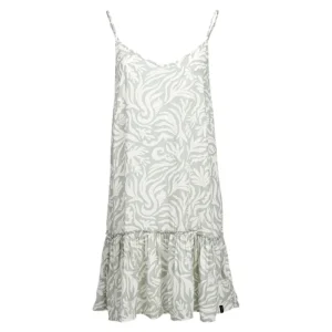 Brunotti Nami-Print Dress 2026 Grün Kleid Sichere Zahlung