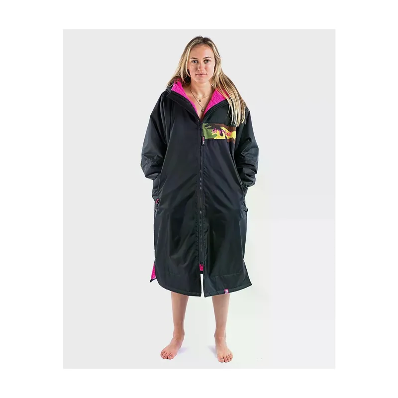 Online Kaufen DRYROBE Advance Long Sleeve Black Pink L REMIX C Schwarz Pink Camo Adu