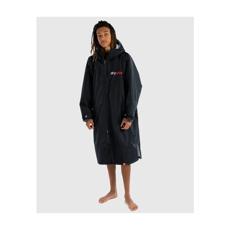 DRYROBE Advance Long Sleeve Black Gray XXL Schwarz Grau Adult Nur Für Kurze Zeit