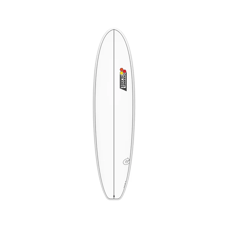 Aktuell Surfboard CHANNEL ISLANDS X-lite Chancho 7.6 White Mini Longboard