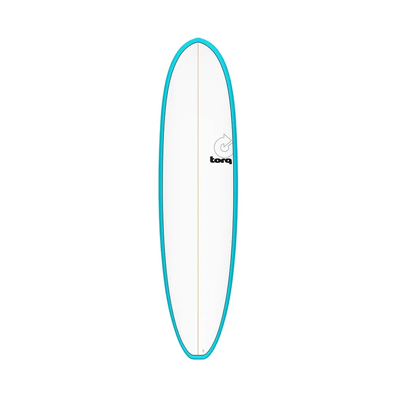 Surfboard TORQ TET 8.2 V+ MOD Fun Blue Pinline Mini Longboard Finale Aktion